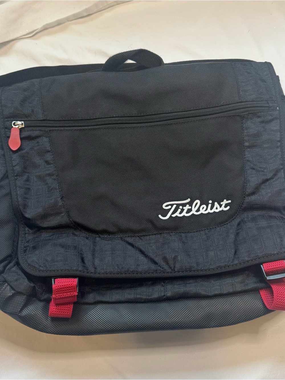 Titleist Black and Red Men's Messenger Bag